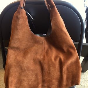 Banana Republic Hobo Suede Bag NWT